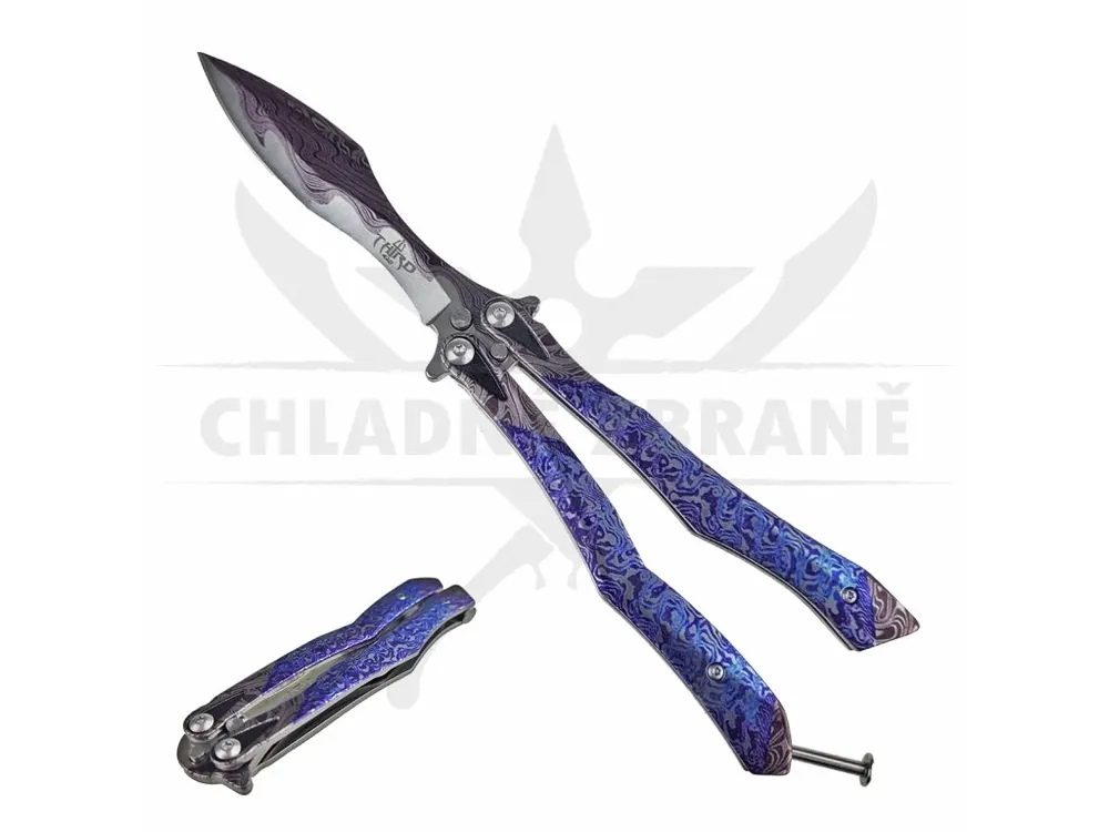 Motýlek "BLUE DAMASCUS" Cenově Výhodný