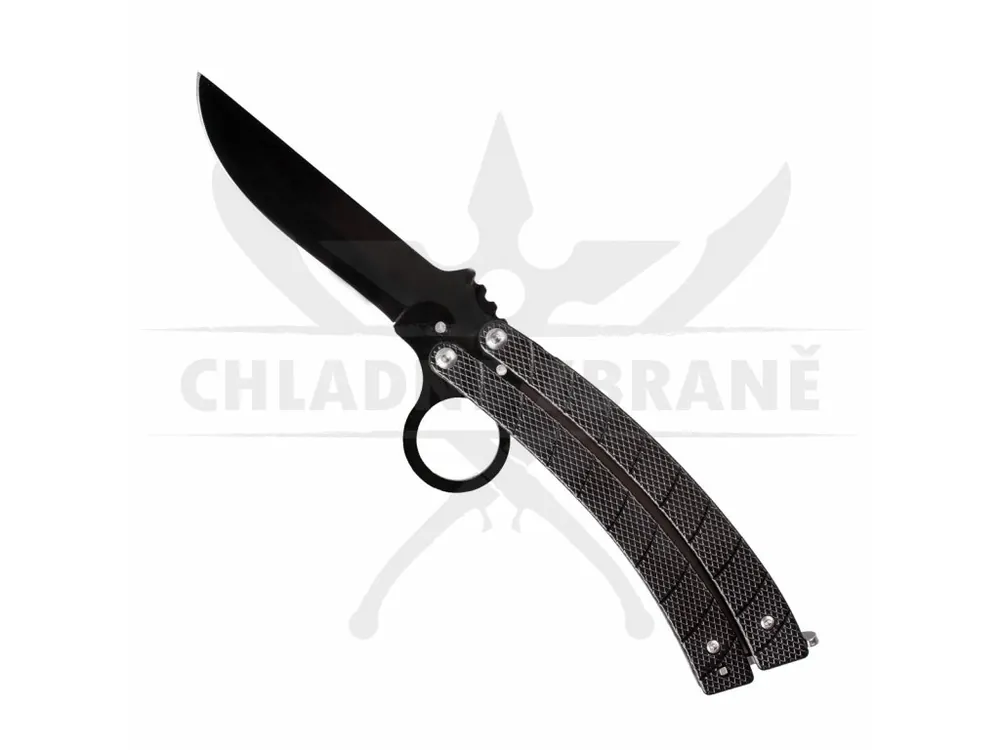 Sezónní Sleva Motýlek "CURVE BALISONG 2" černý