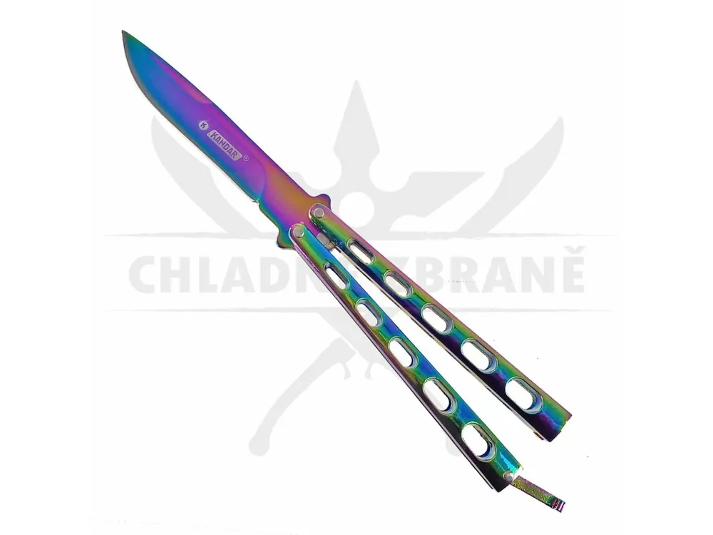 Motýlek "KANDAR RAINBOW" celokovový Aktuální