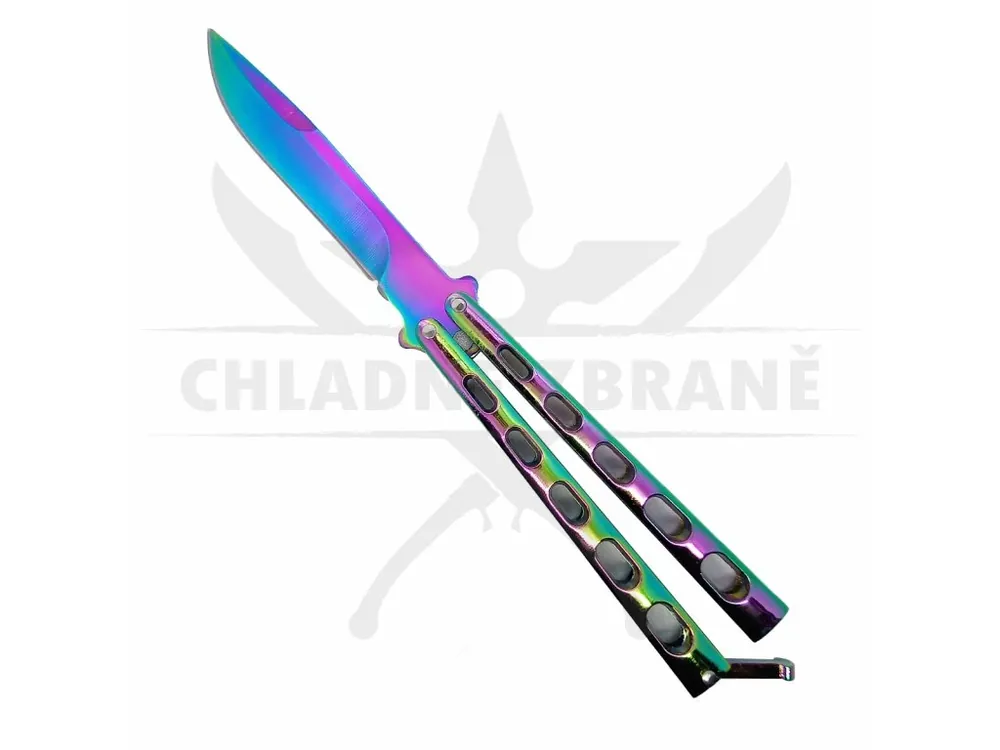 Motýlek "RAINBOW" celokovový Ověřený