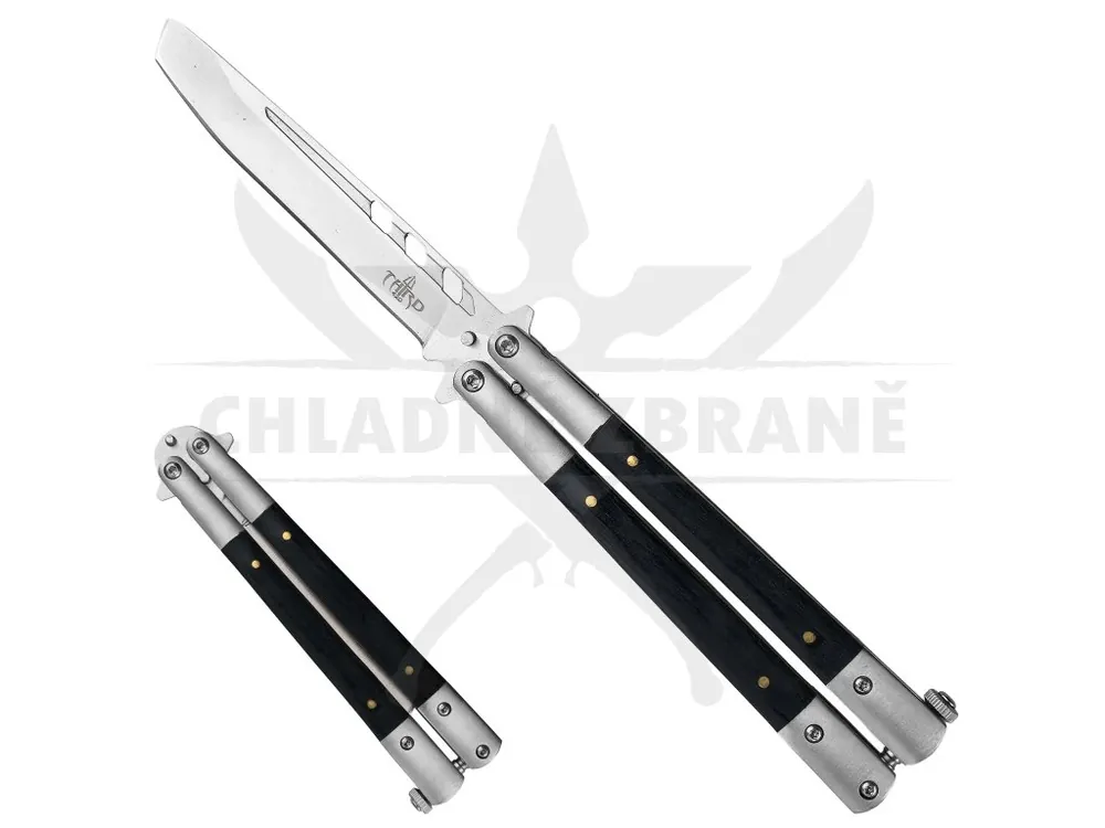 Hit Sezóny Motýlek/balisong "STEEL VECTOR" - ostrý