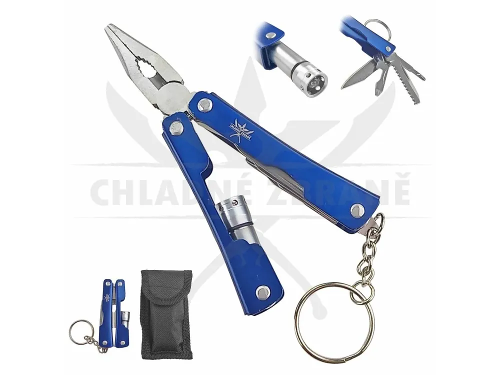 Ověřený Multifunkční kleště "KEY PLIERS" na klíče - modrý