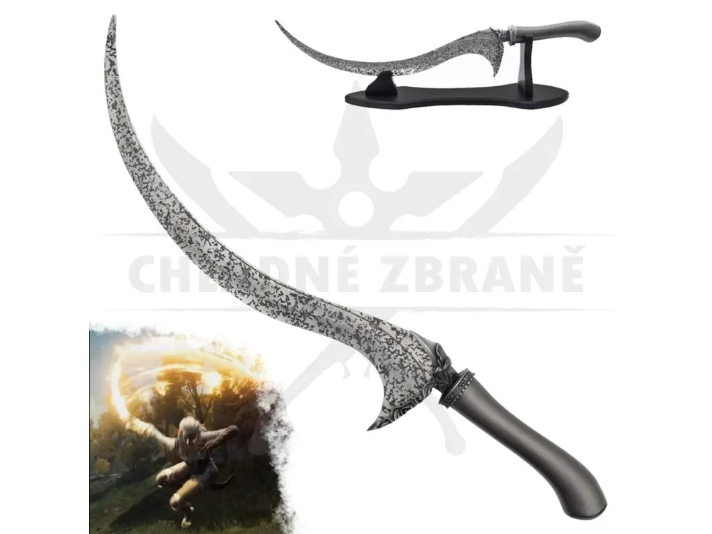 Výhodná Nabídka Ocelová dýka "BLADE OF CALLING" se stojánkem - Elden Ring