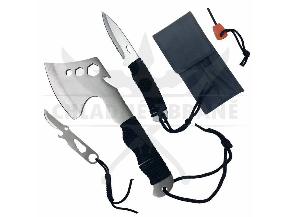 Outdoorová výbava "SHINY EDGE" / sada 4ks Must-Have
