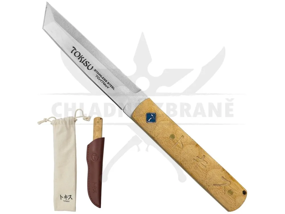 Sezónní Sleva Pevný nůž "BAMBOO SLICE" s pouzdrem