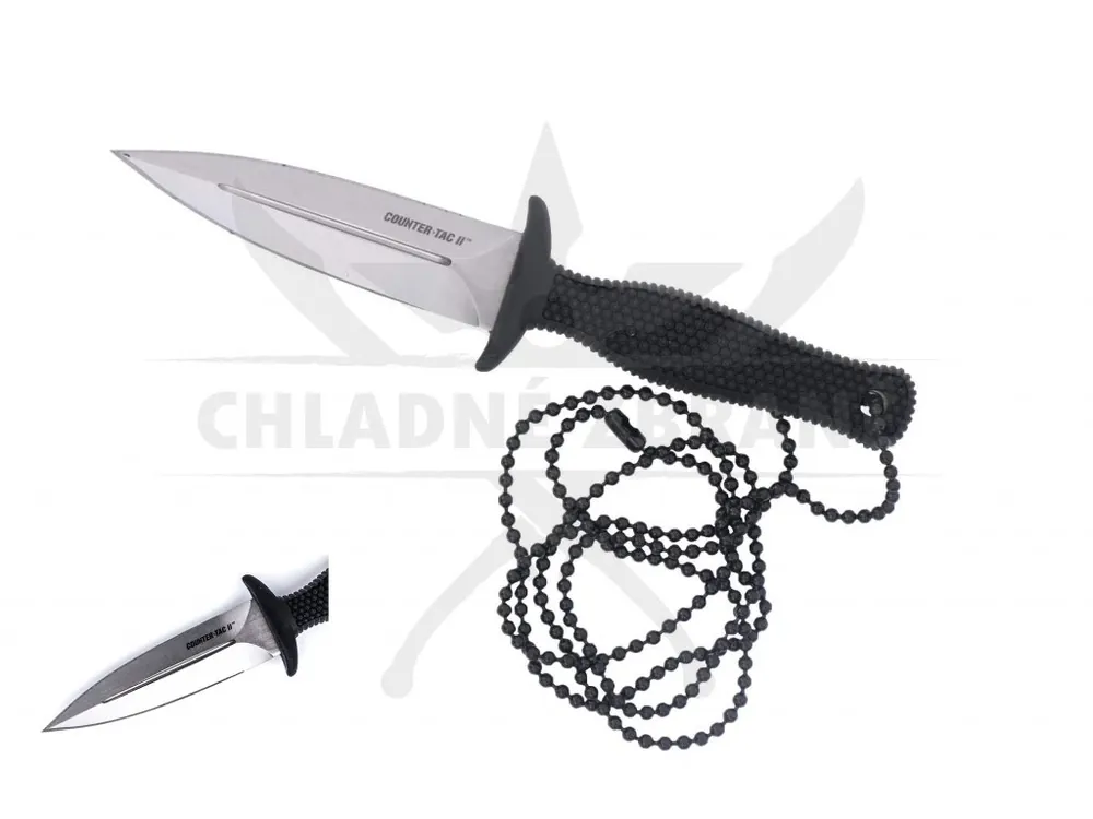 Expresní Doručení Pevný nůž na krk "COUNTER TAC II" Cold Steel