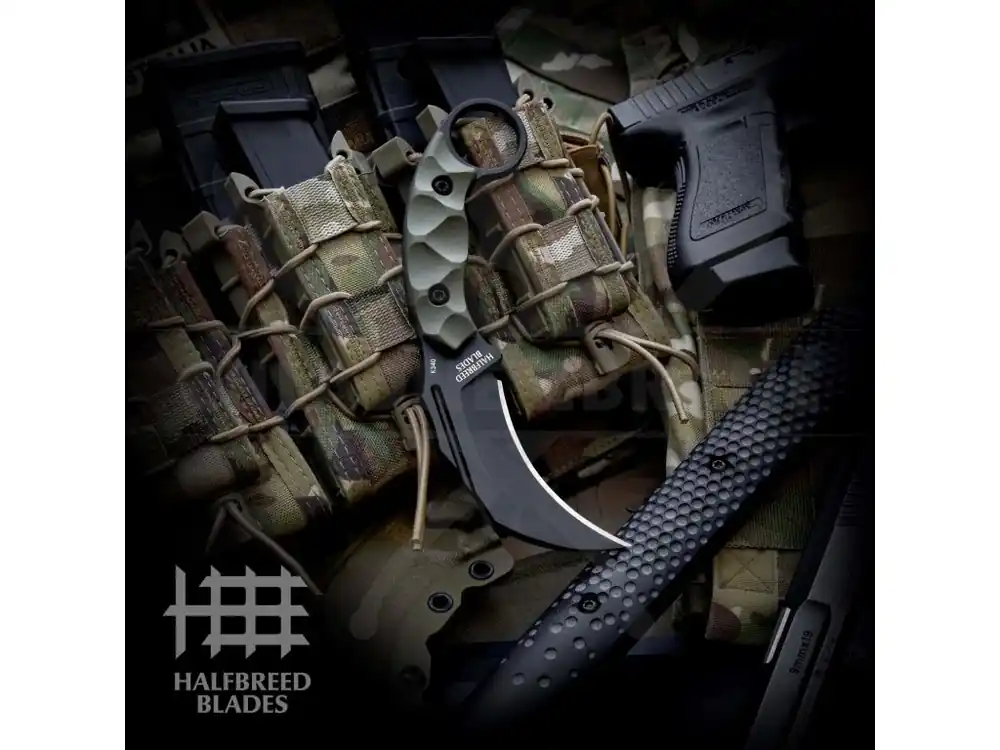 Nejlepší Cena Pevný taktický karambit "CQB-02 TALON RANGER GREEN"