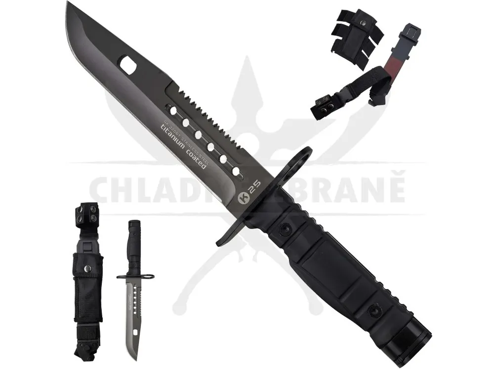 Pevný vojenský nůž K25 "TACTICAL BAYONET" Hit Sezóny