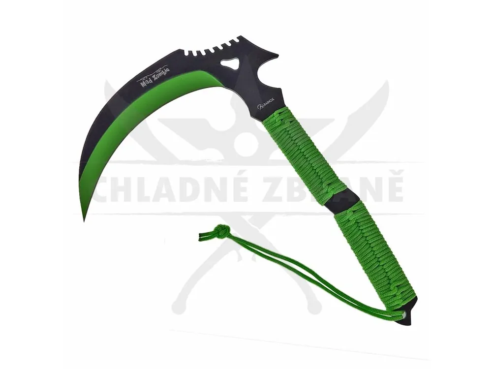 Odeslání Ihned Postapokalyptická Kama "ZOMBIE SLASHER" zelená