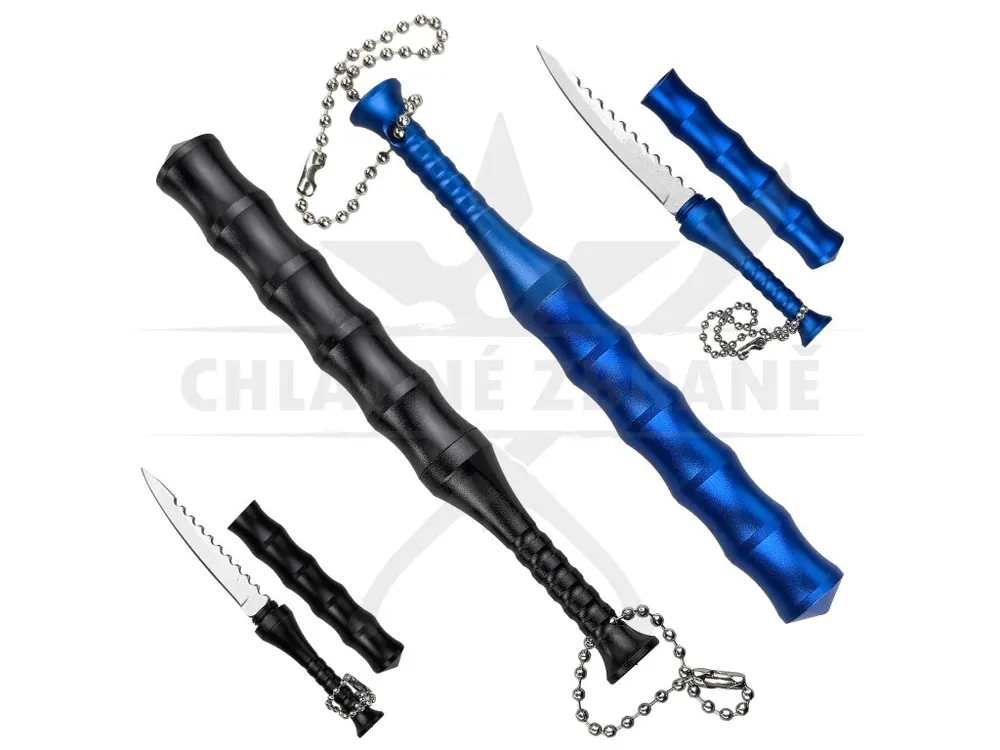 Přívěsek "METAL BASEBALL BAT" se skrytým nožem Akce