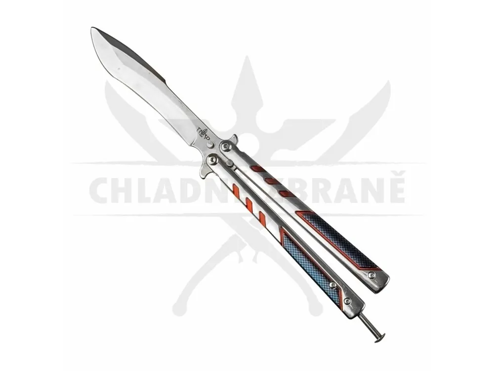 Finální Výprodej Stylový Balisong "STEEL GALAXY"