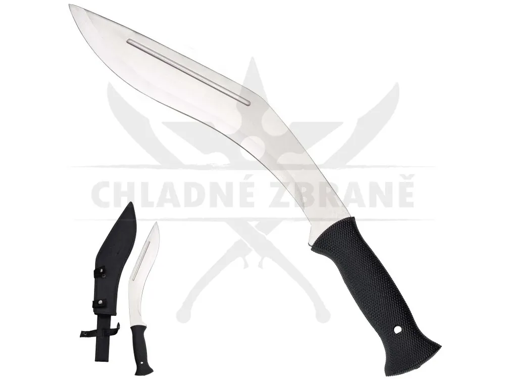 Originální Taktická mačeta "SILVER KUKRI" s pouzdrem