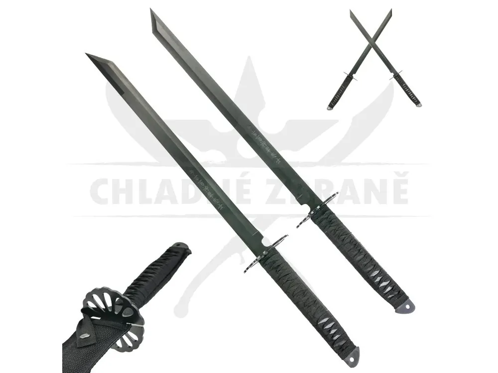 Tanto WAKIZASHI mačety "NINJA DUO" 2 kusy - FUNKČNÍ!!! Značkový