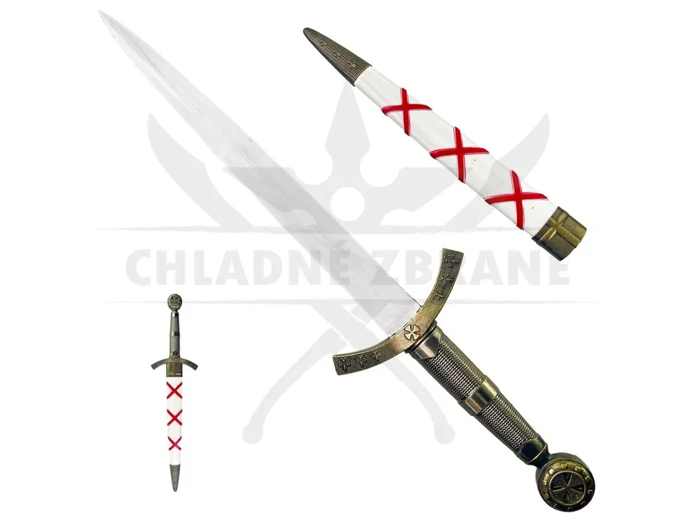 Templářská dýka "TEMPLAR BLADE" s pochvou Pouze Dnes