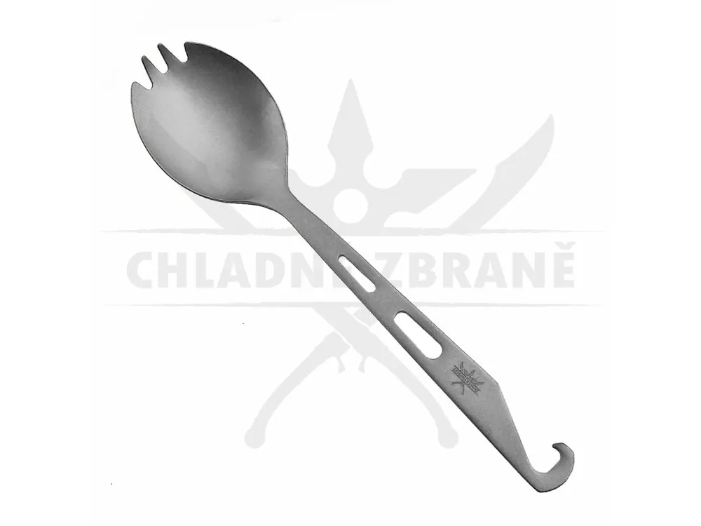 Titanová ultralight lžíce "TRAVEL SPORK" s vidličkou a otvírákem Jen Po Omezenou Doba