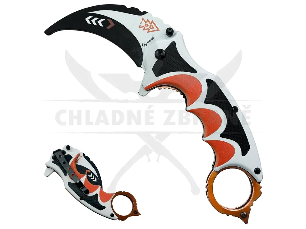 Tréninkový karambit "ASIIMOV" s klipem na opasek Akční Nabídka