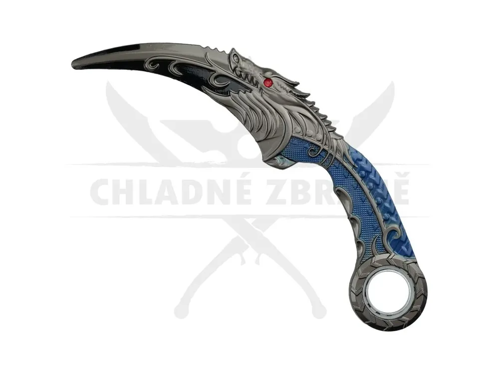 Cenově Výhodný Tréninkový karambit "KAIDO DRAGON" s ložiskem