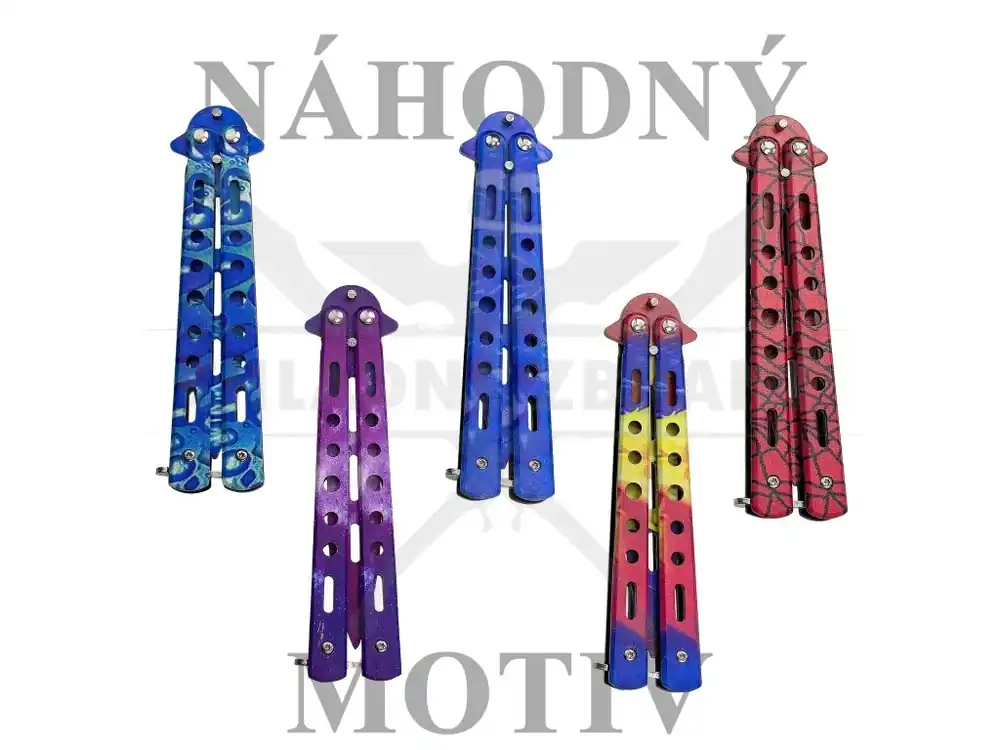 Tréninkový motýlek "MYSTERY BALISONG" Nejprodávanější