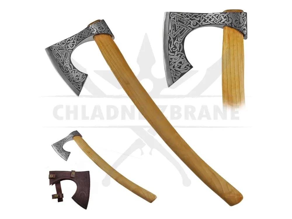 Vikingská sekera "DRAKKAR" funkční! Nejlepší Cena