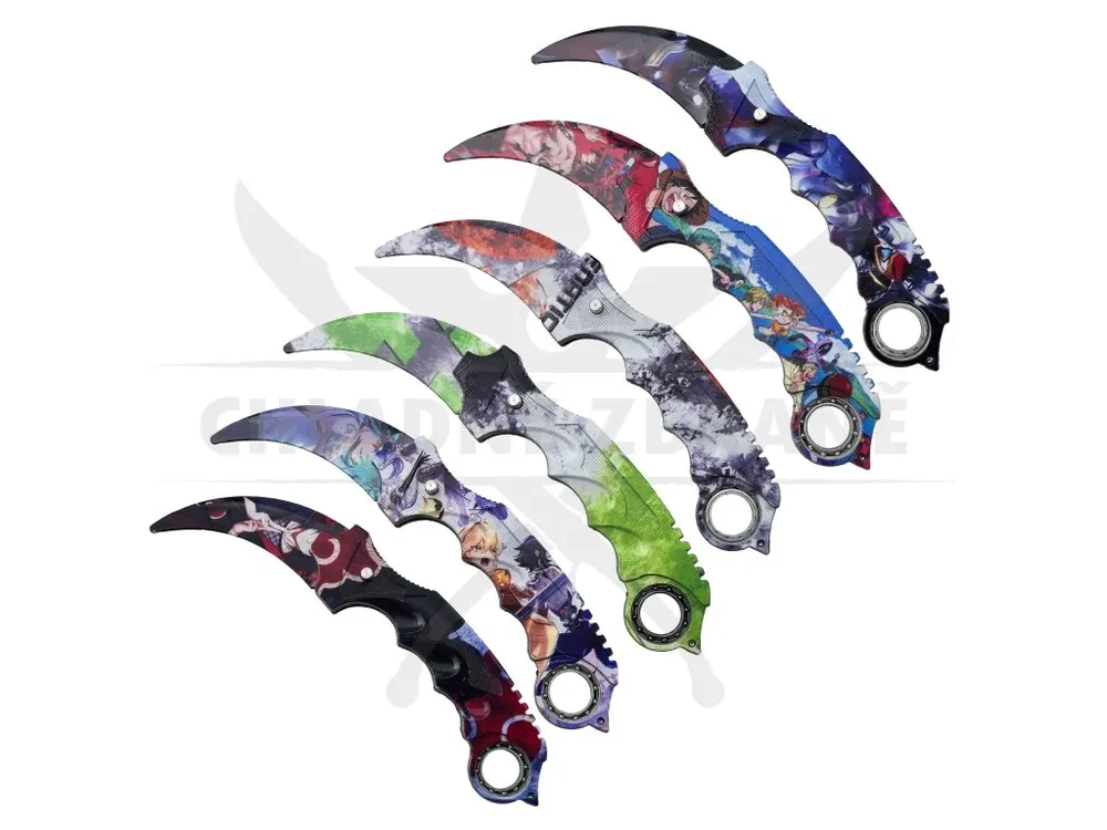 Vystřelovací karambit "YOUR FAVORITES" s ložiskem Kup Teď