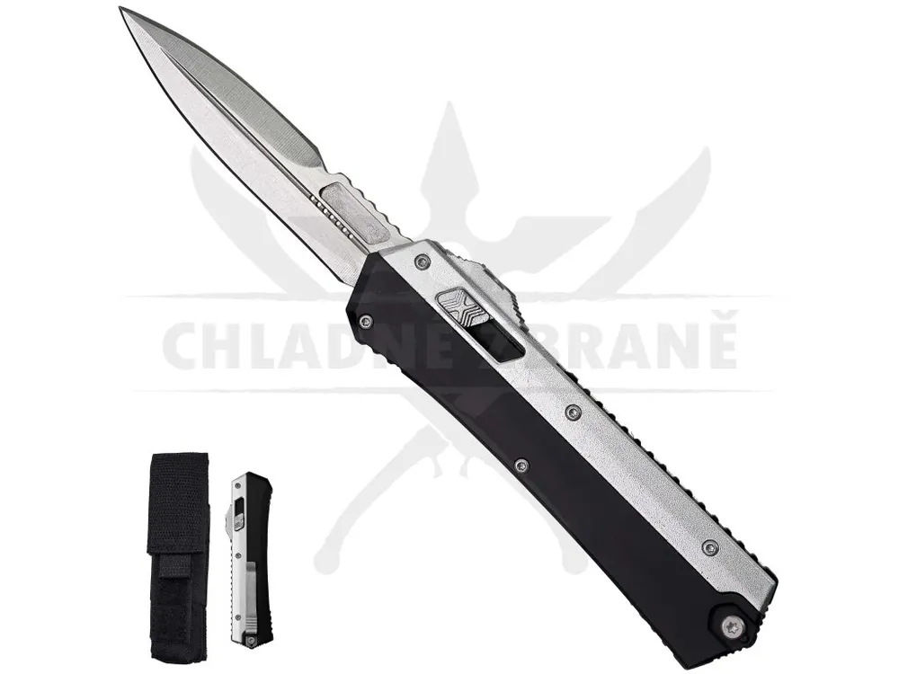 Tovární Cena Vystřelovací OTF nůž "STEEL PHANTOM" s pouzdrem