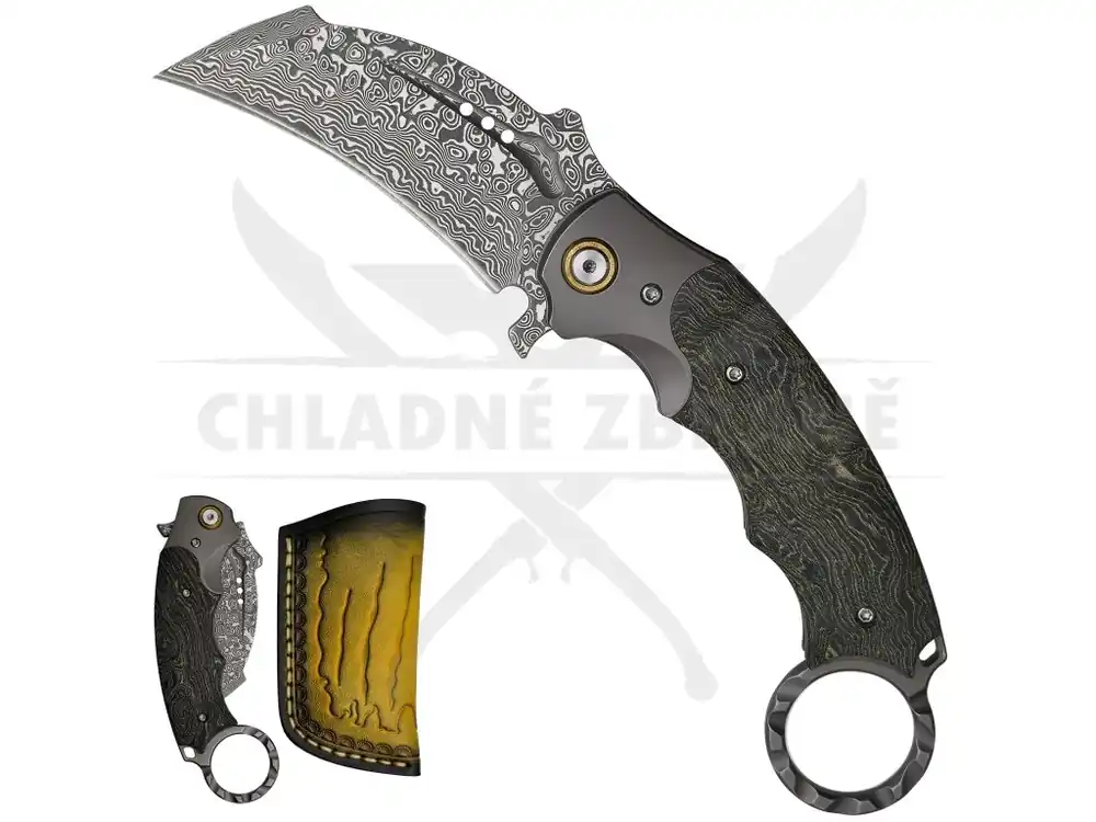 Nakupujte Hned Zavírací damaškový karambit "AL-SHAM DAMASCUS" nerezový
