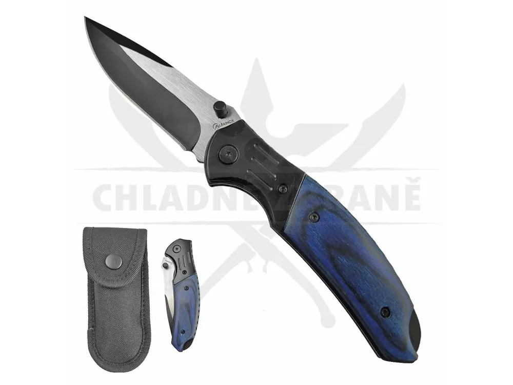 Zavírací kapesní nůž "BLUE SHARP" s pouzdrem Výhodná Nabídka
