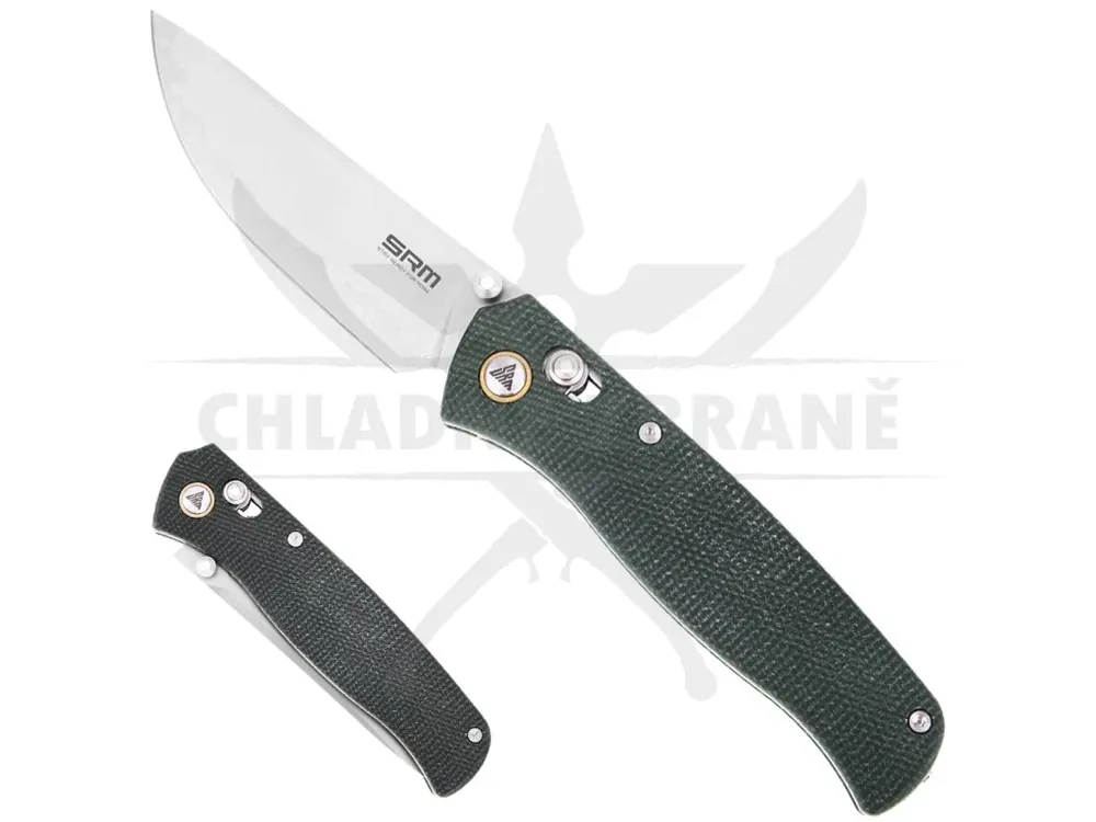 Zavírací nůž "SRM 255L-MG3 MEDAL GREEN" Finální Výprodej