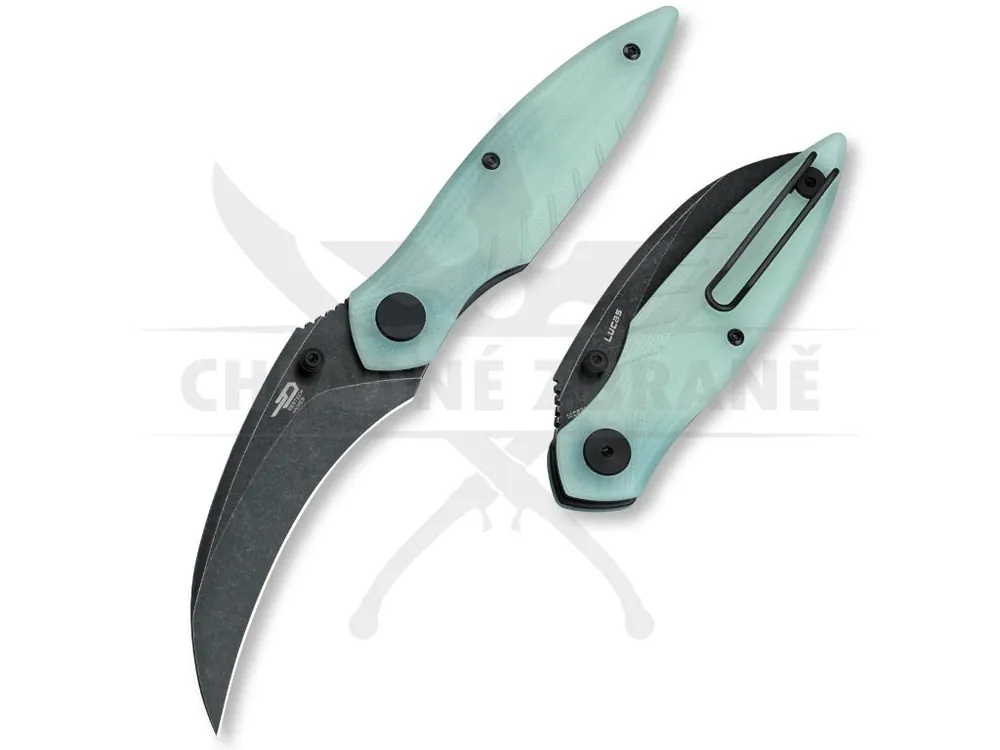 Zavírací nůž BESTECH "Mantidae Lucas" BG60C Jade G10 Tovární Cena