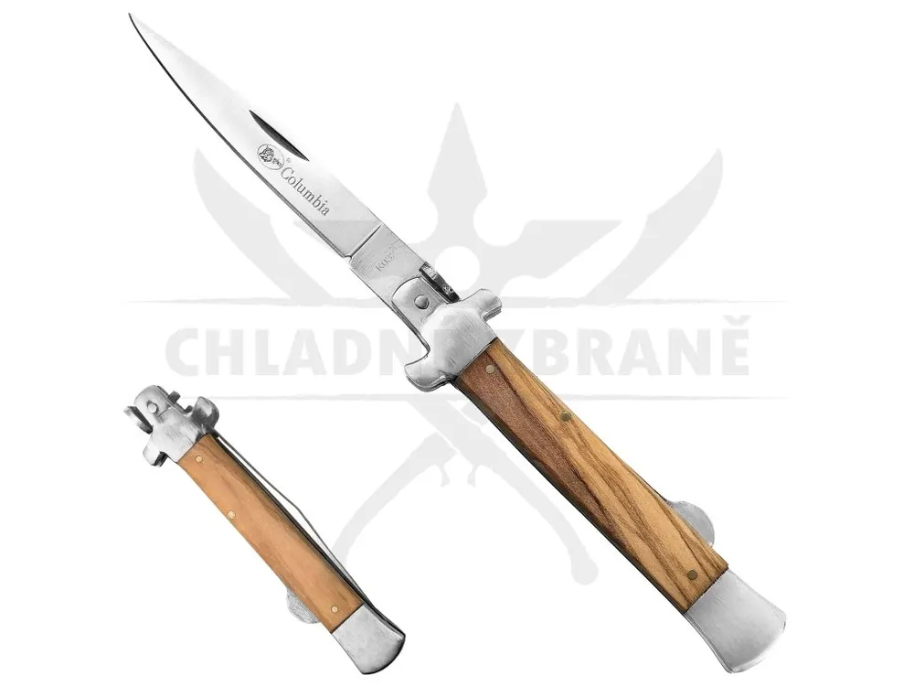 Nejlepší Cena Zavírací nůž stiletto "ITALIAN OLIVE WOOD"