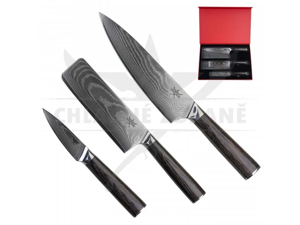 Cenový Hit Sada kuchyňských nožů "ELEGANCE DAMASCUS"