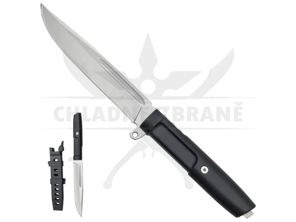 Taktický pevný nůž "BLACK LANCER" Oblíbený