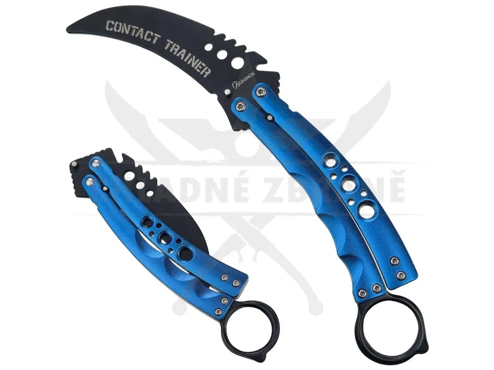 Poslední Šance Tréninkový balisong "CONTACT TRAINER KARAMBIT"