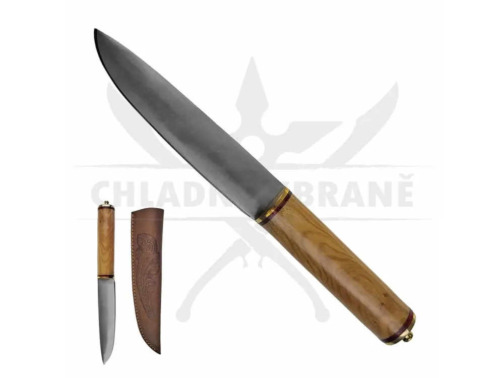 Cenový Hit Vikingský Sax "JARL OF NORWAY" s koženým pouzdrem