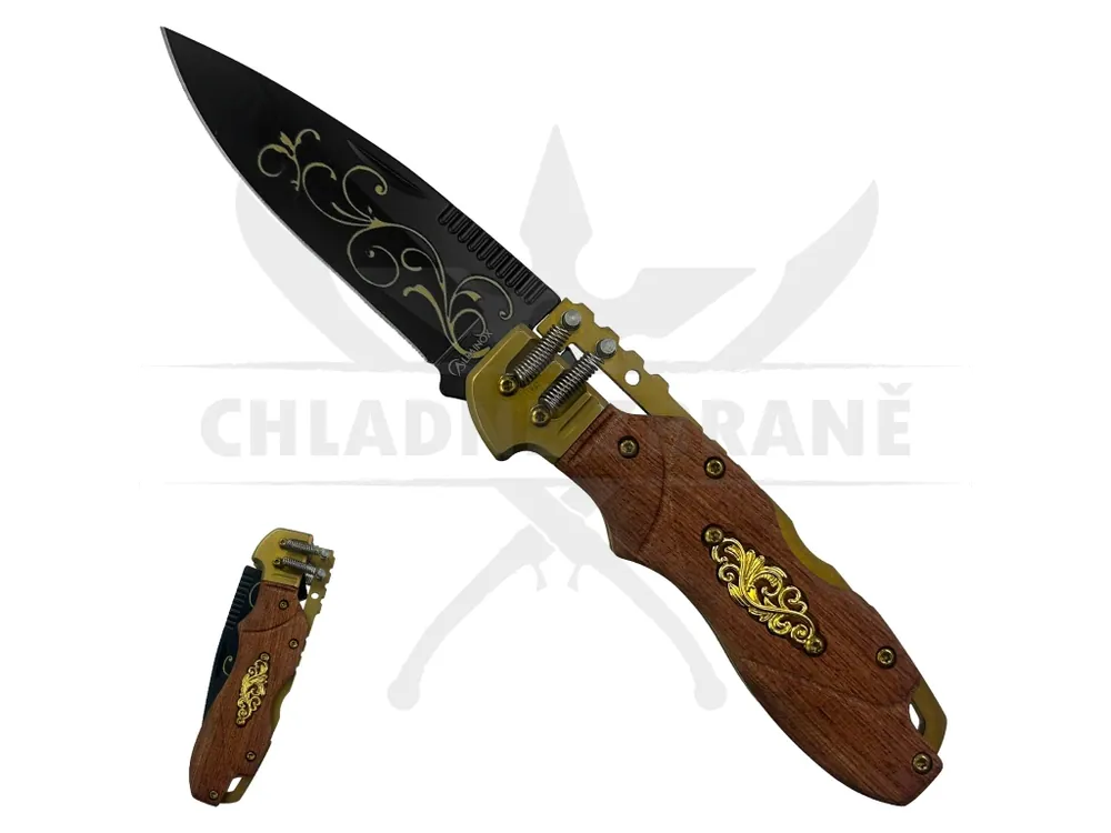 Zavírací nůž "MACHINERY BLADE" s klipem na opasek Cenový Hit