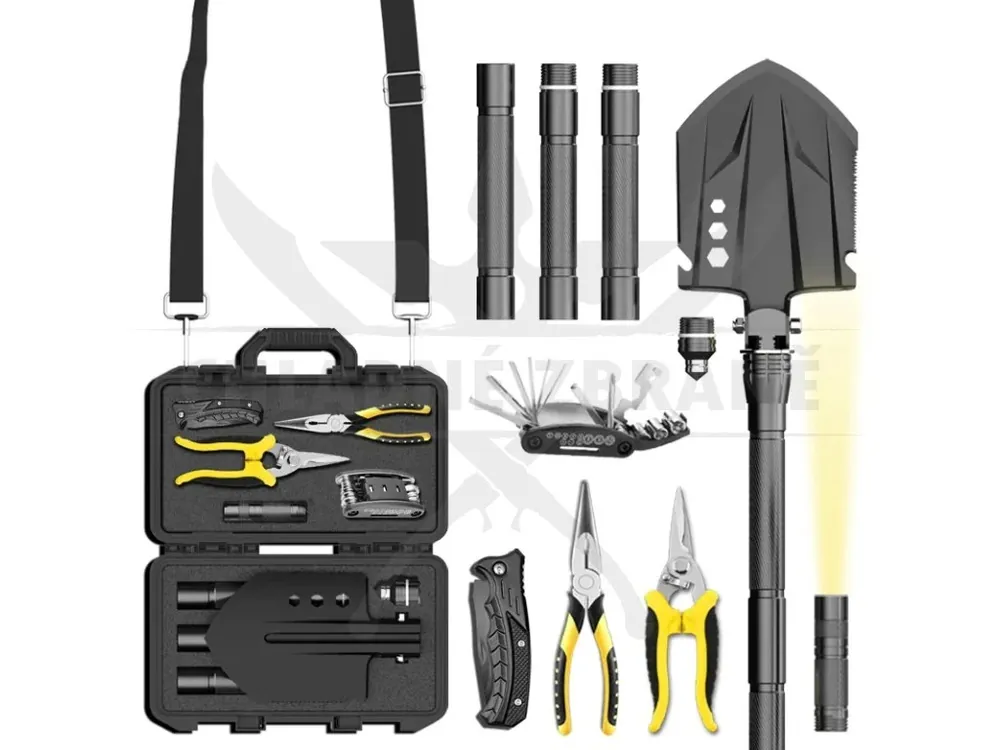 Multifunkční box s lopatkou "TASKFORCE KIT" 10v1 Sezónní Sleva