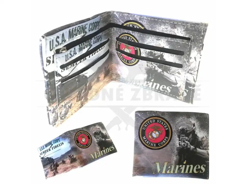 Nízká Cena Outdoorová víceodolná peněženka "MARINES", waterproof!