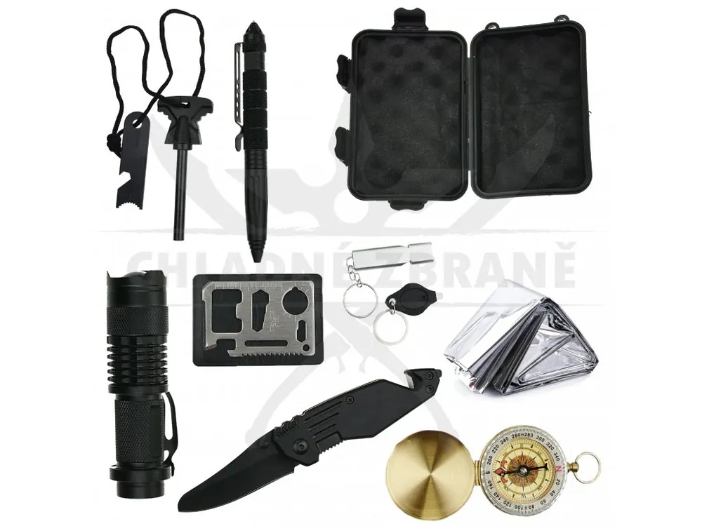 Nejlepší Cena Survival box na přežití "TRAVEL KPZ" 9v1! EDC