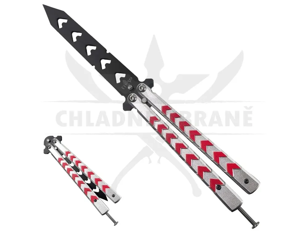 Balisong "ARROWS RED" - tréninkový Aktuální