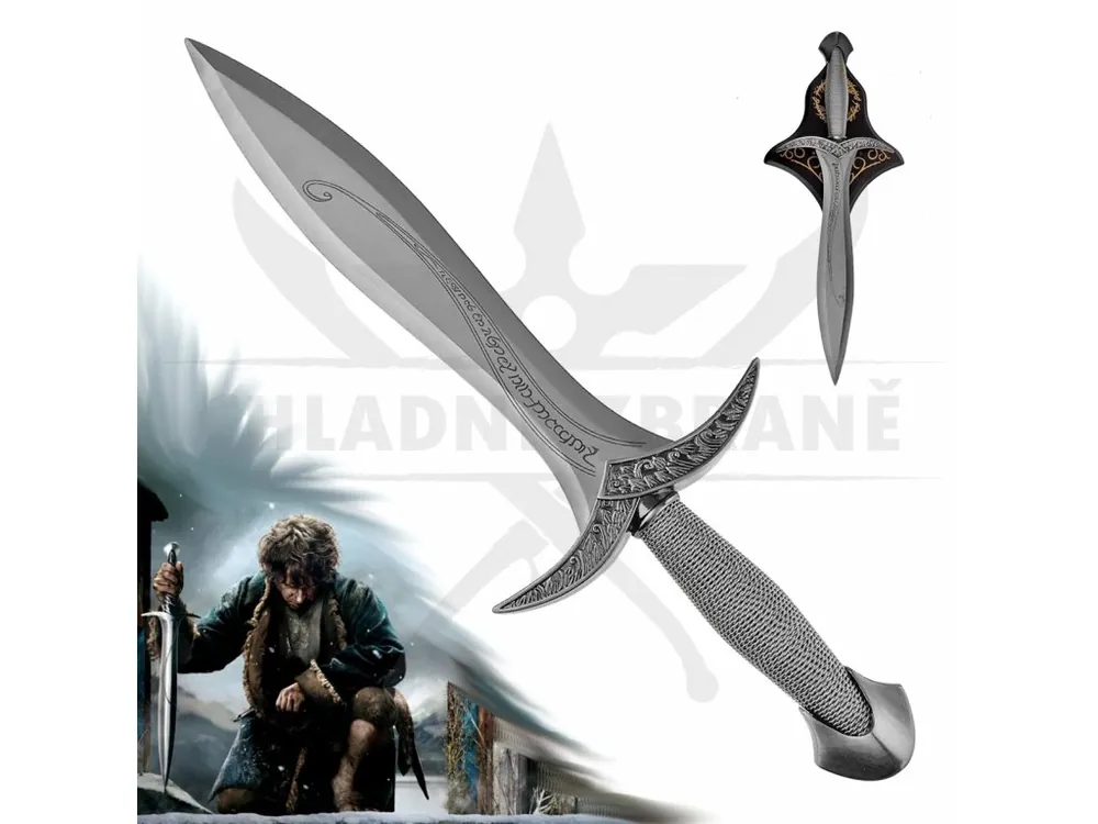 Originální Dýka na dopisy "BILBO‘S STING" stříbrná - Pán prstenů