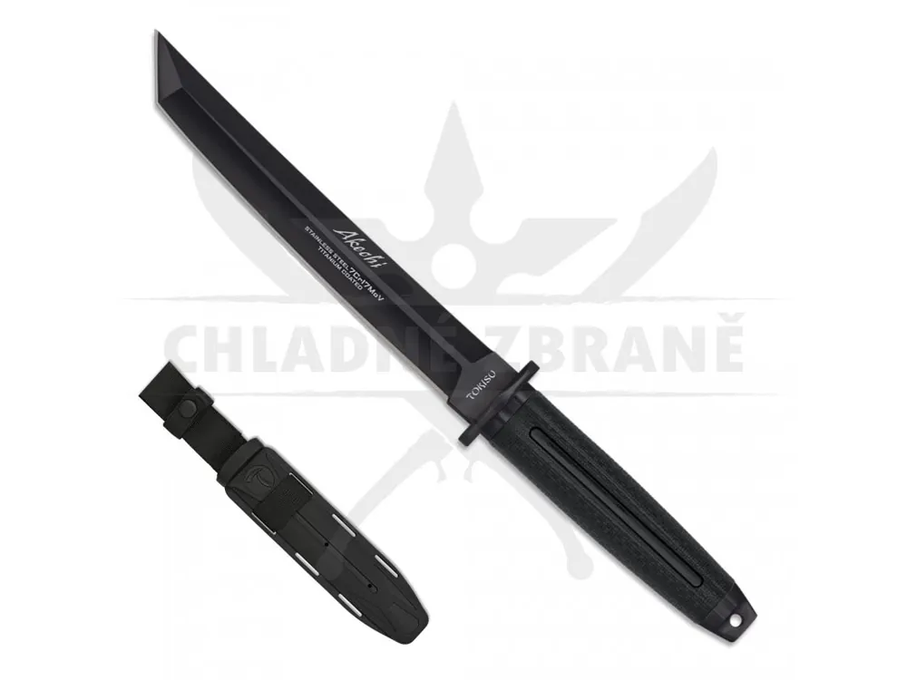 Nízká Cena Luxusní tanto "AKECHI TITANIUM MUSASHI" s pouzdrem