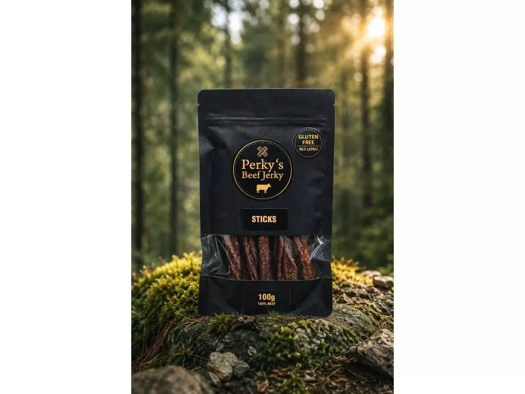 Perky‘s Jerky STICKS - Wood Smoked 100g Ihned K Objednání