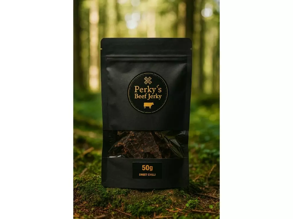 Značkový Perky‘s Jerky Sušené hovězí maso Pizza Italiano 50g