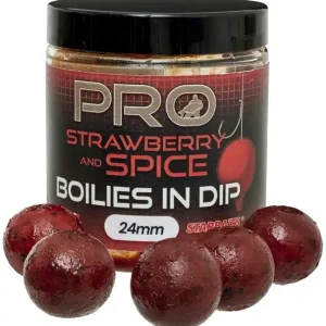 STARBAITS Boilies in Dip Pro Strawberry Spice 150g Must-Have