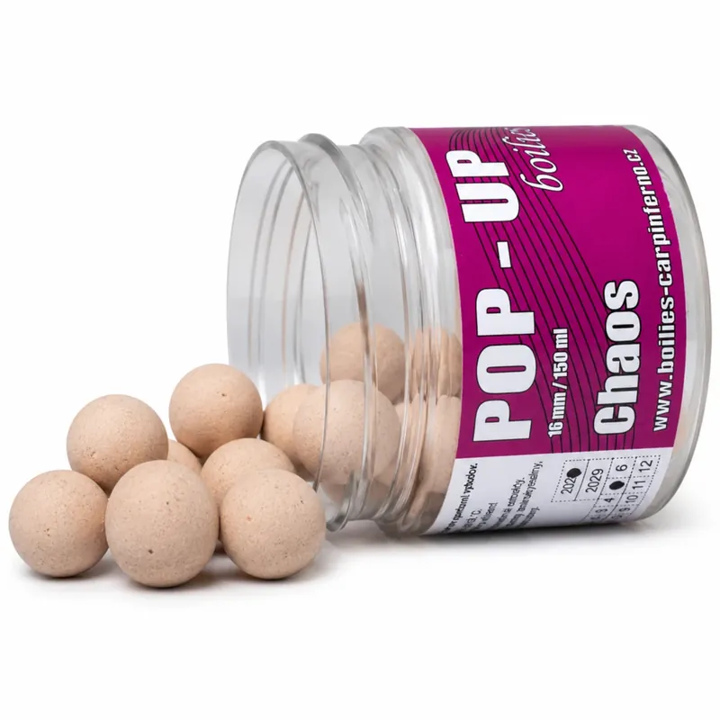 Carp Inferno Pop - up Boilies 16 mm 150 ml Chaos Cenová Bomba
