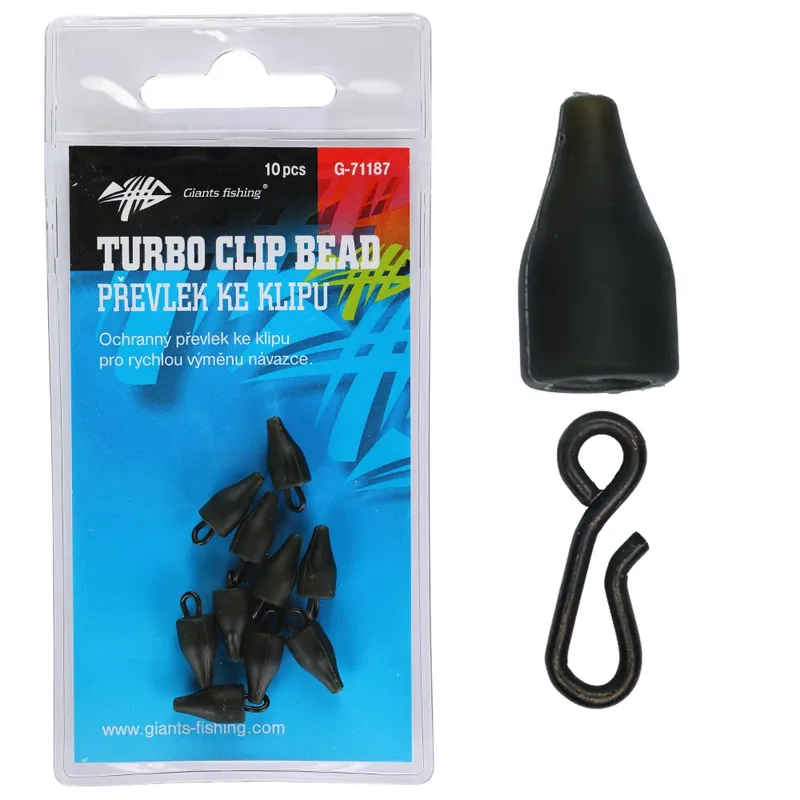 Akce Giants fishing Rychlovýměnný klip s převlekem Turbo Beads 10ks