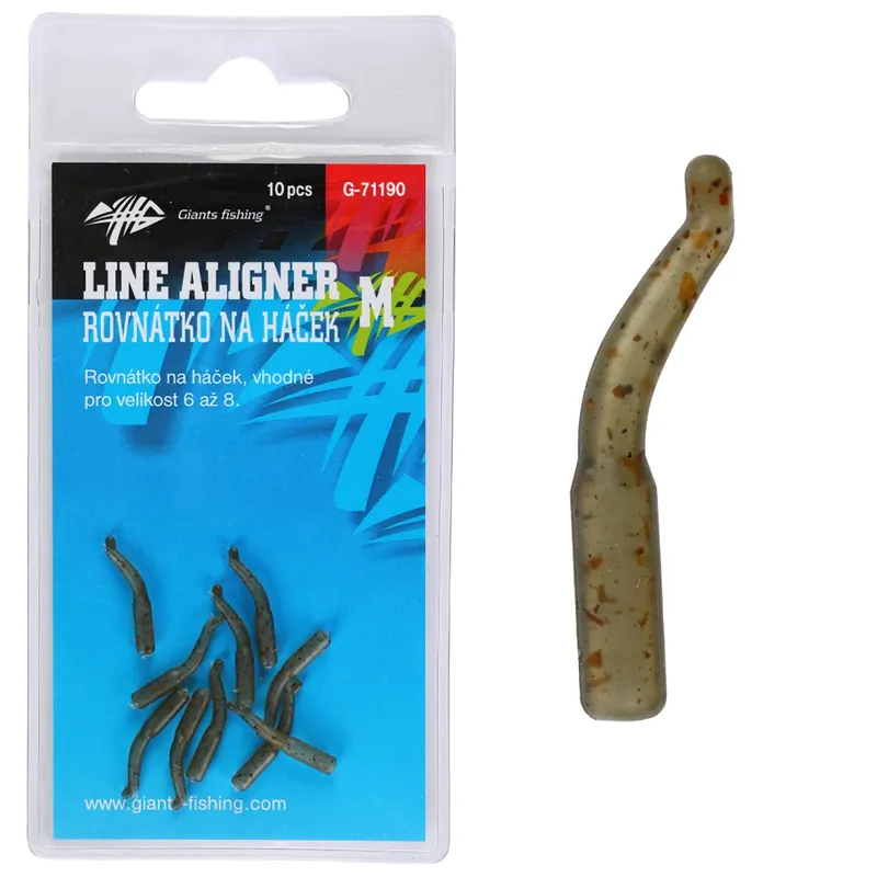Giants fishing Rovnátka na háček Line Aligner-Large Camo 10ks Výhodná Nabídka