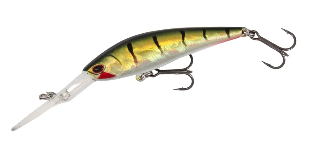 Nízká Cena MIKADO WOBLER CRACKER - 60mm/5.2g/GREEN PERCH - SUSPENDING - 1 ks