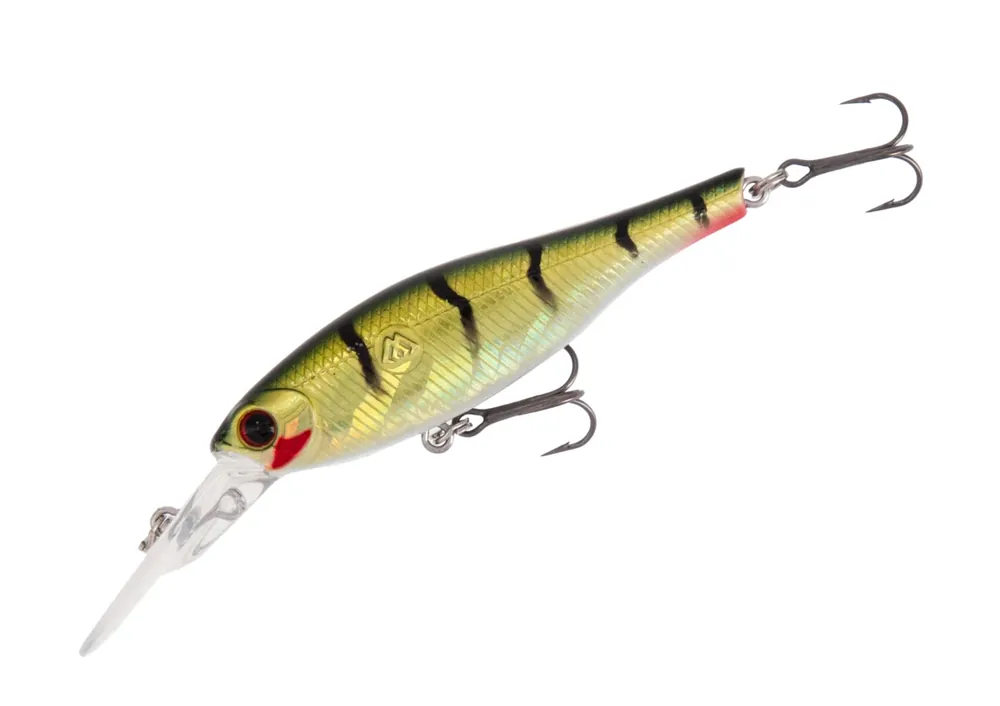 MIKADO WOBLER EVO TWITCH - 70mm/7.5g/GREEN PERCH - SUSPENDING Sleva