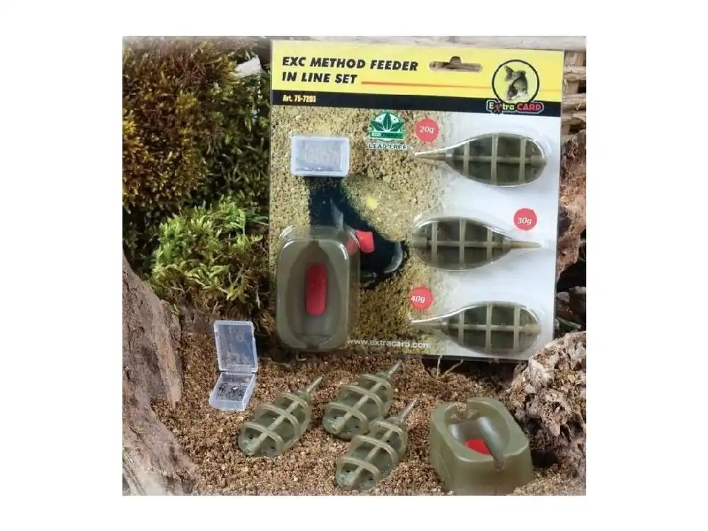 Rychlé Dodání Extra Carp Method Feeder Set 20,30,40g + formička Získejte slevu -5% za registraci v e-shopu